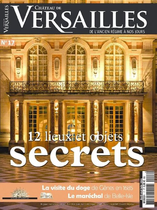 Title details for Chateau de Versailles Magazine by David Serero Inc. - Available